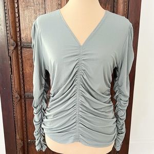 Joie Ruched Long Sleeve Top